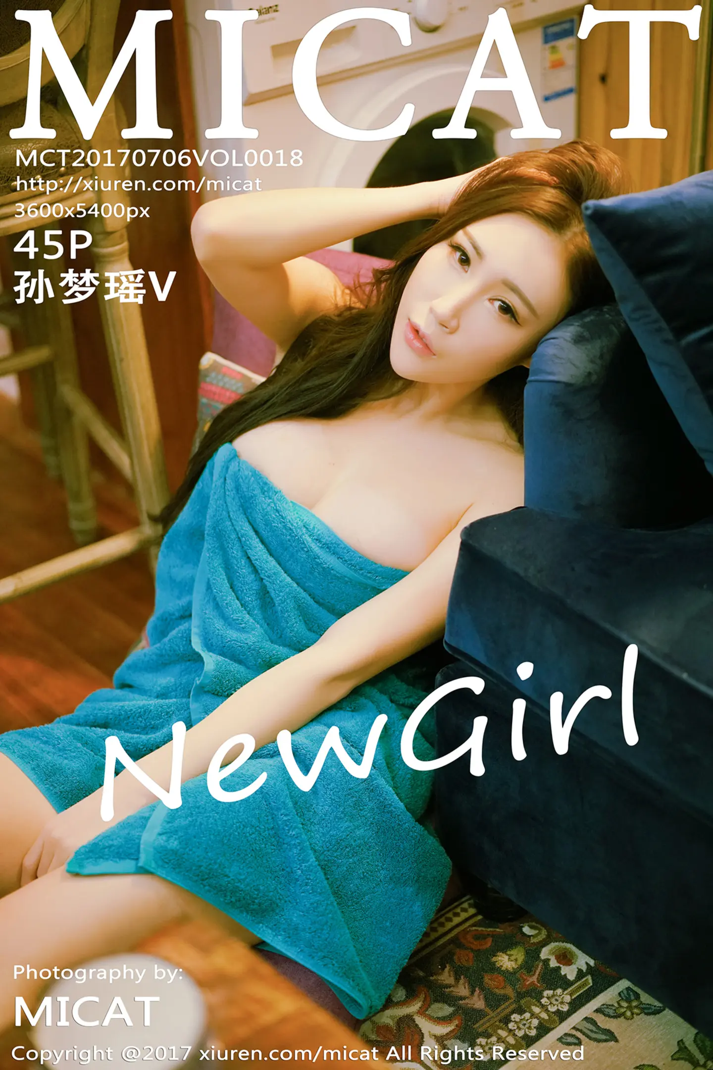 [MICAT猫萌榜]Vol.018_美女主播孙梦瑶V黑丝美腿+浴袍裹身秀完美曲线诱惑写真45P-秀人网 - XiuRen.Space